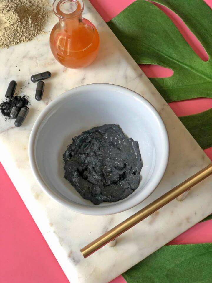 DIY Charcoal Mask - Step by Step Instructions
