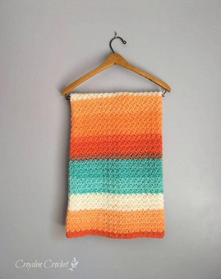 Modern Crochet Everyday Baby Blanket Pattern
