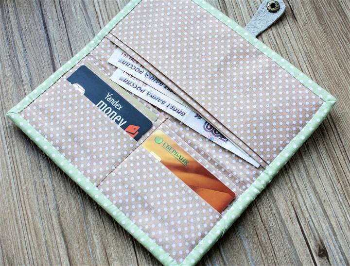 Fabric Wallet Sewing Pattern