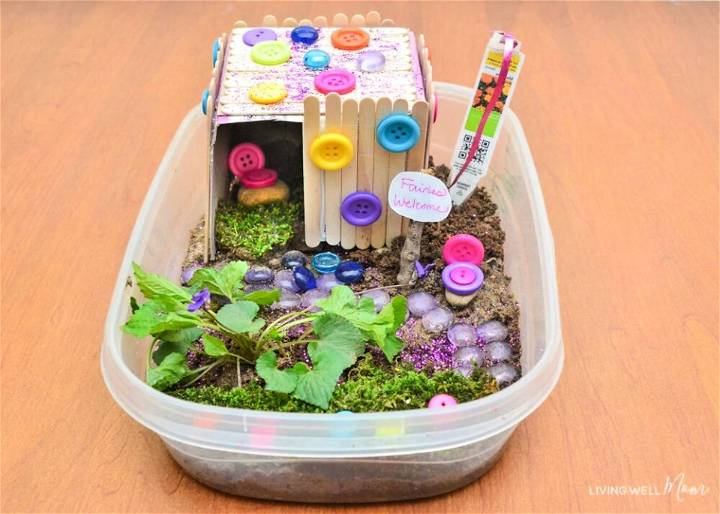 Make a Fairy House Craft for 5 Year Old's