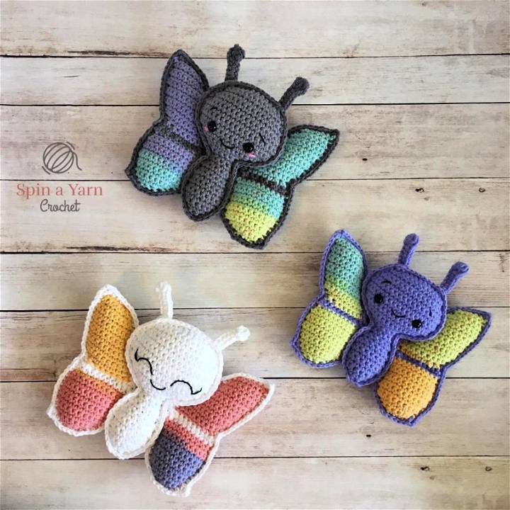 Free Crochet Butterfly Amigurumi Pattern