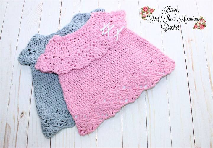 Free Crochet Over Brook Baby Dress Pattern