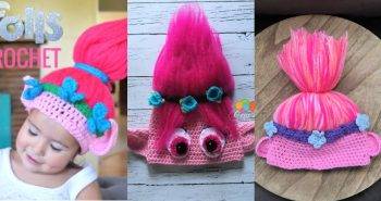 free crochet troll hat pattern