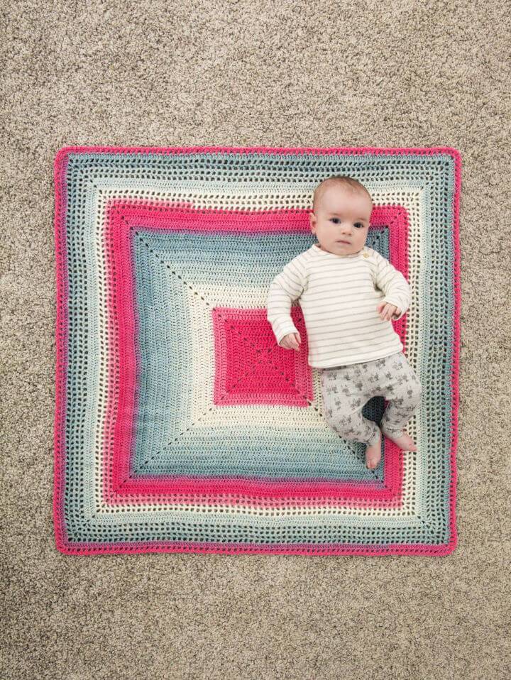 Free Crochet Whitby Baby Blanket Pattern