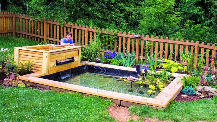 Handmade Backyard Garden Pond