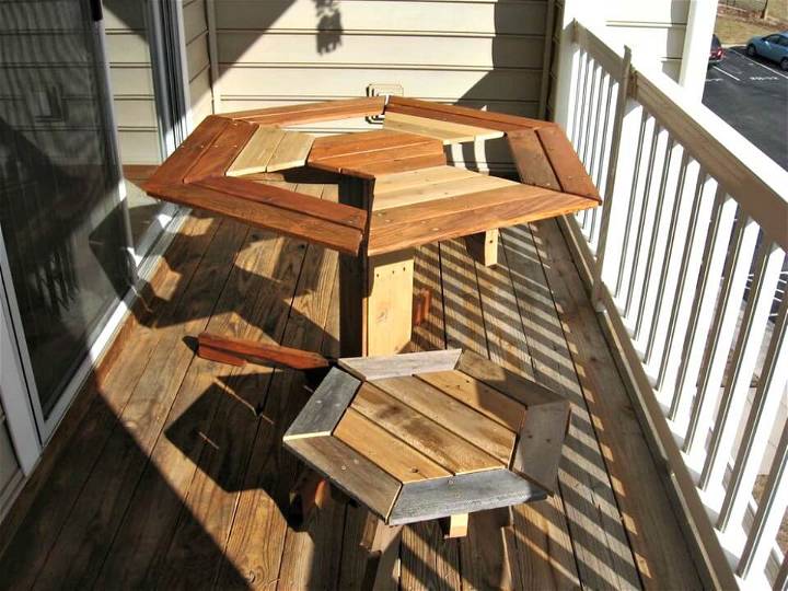 How To Build Broad Pallet Garden Table - DIY