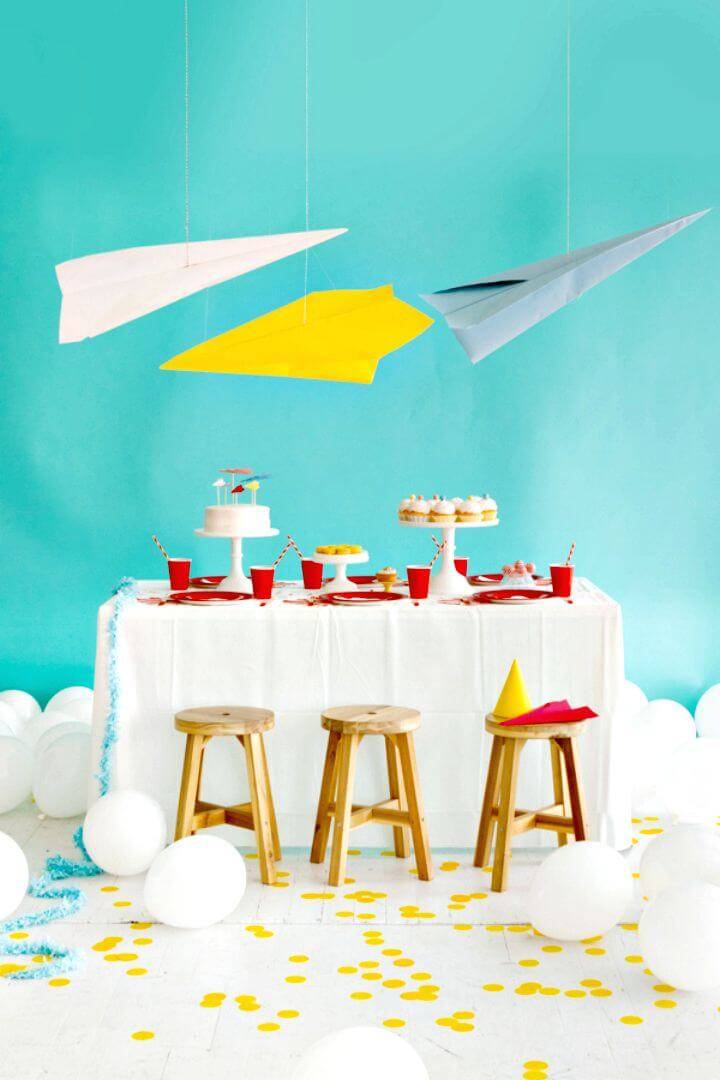 How to Make Paper Airplane Party