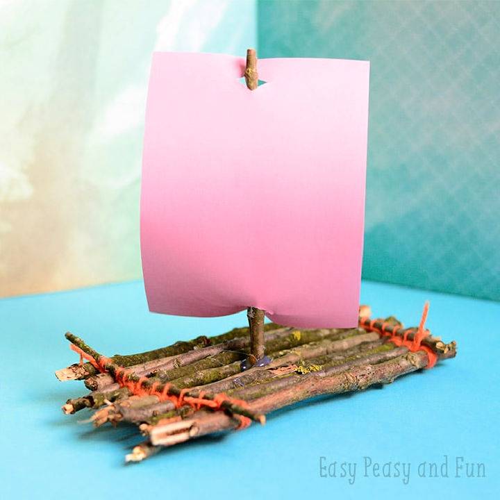 How to Make Your Own Twig Boat