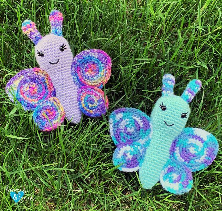 How to Crochet Butterfly Amigurumi
