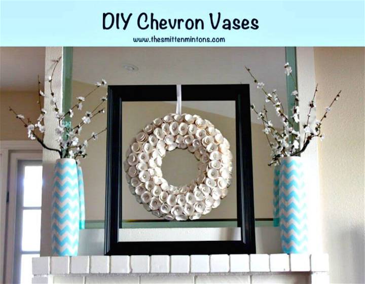 Awesome DIY Chevron Vases
