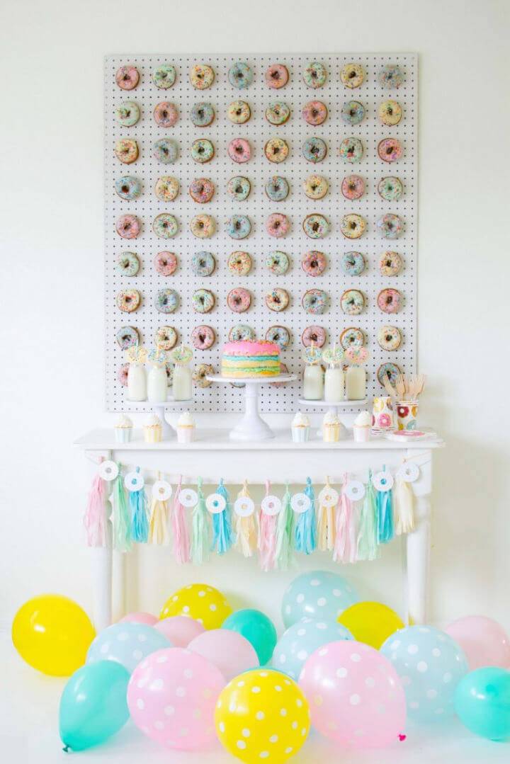 DIY Donut Wall With Details Instructions