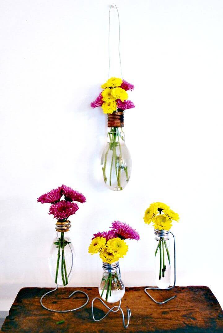 Make Your Own Light Bulb Vase