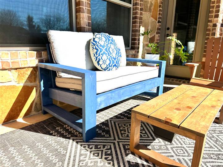 How to Make Outdoor Couch Under $60