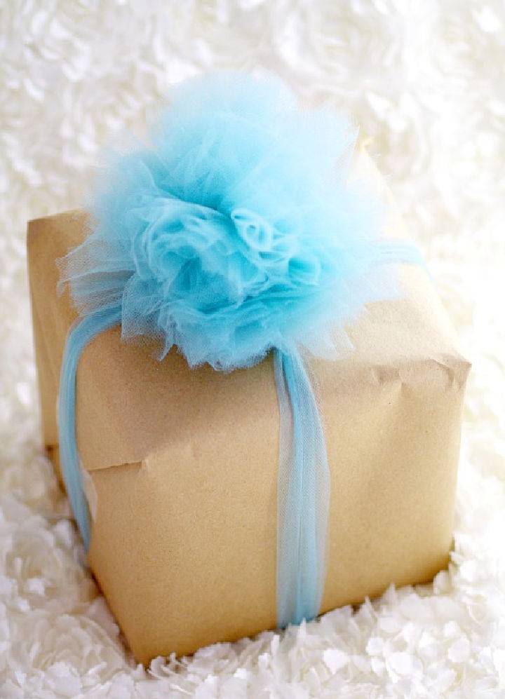 How to Make a Tulle Gift Bow