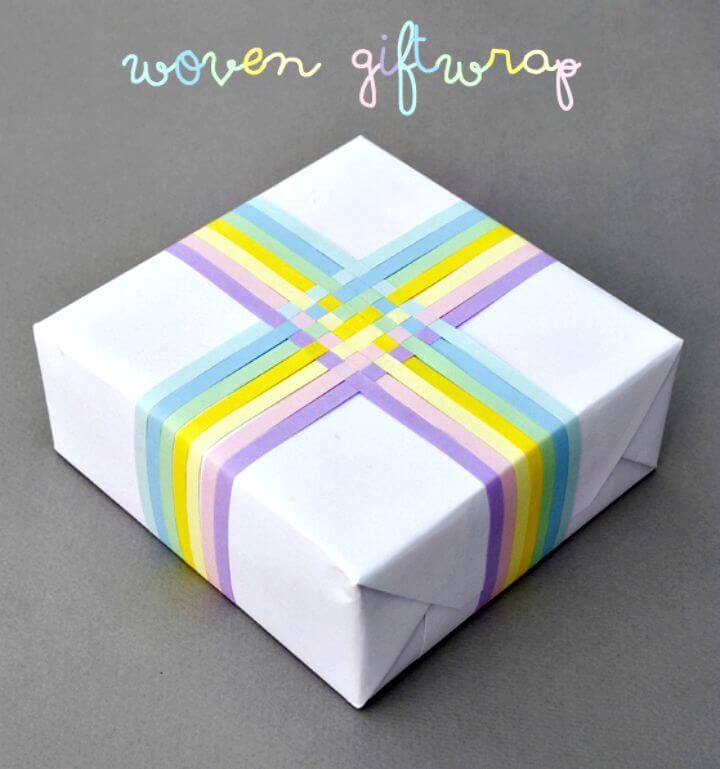 How to Make a Woven Gift Wrap