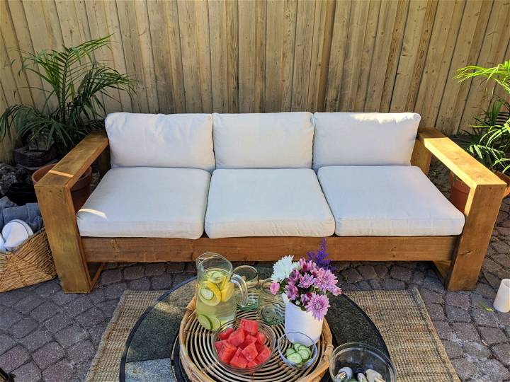 How to Make Your Own Outdoor Couch
