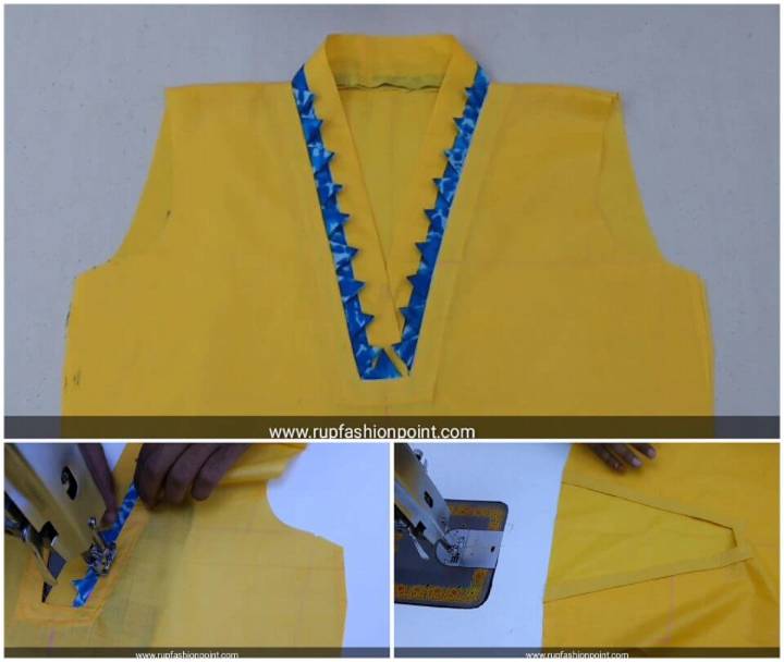 How to Sew Nyc Collar Neck Design