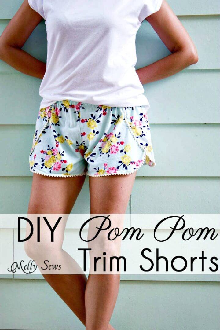 How To Sew Pom Pom Shorts