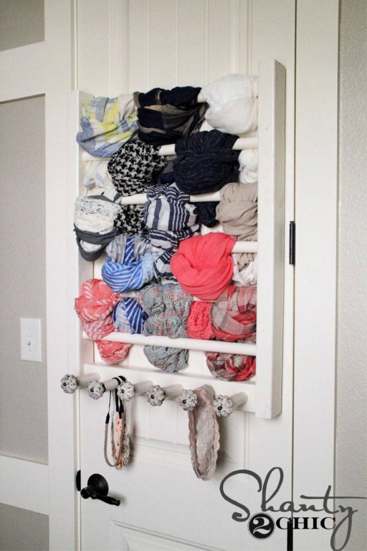 Building a Scarf and Accessory Rack