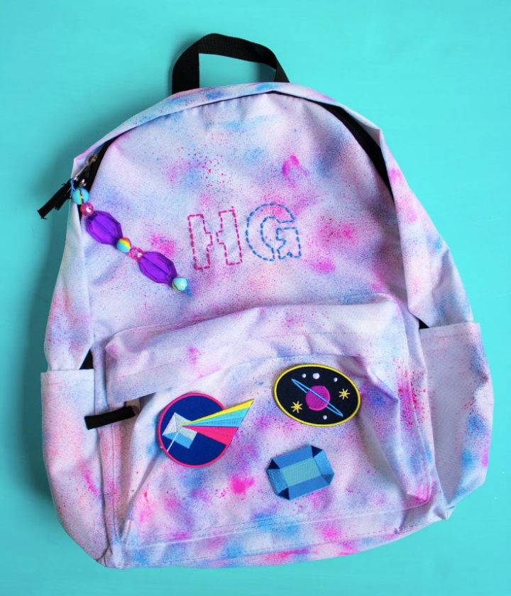 Make a Spray Painted Backpack