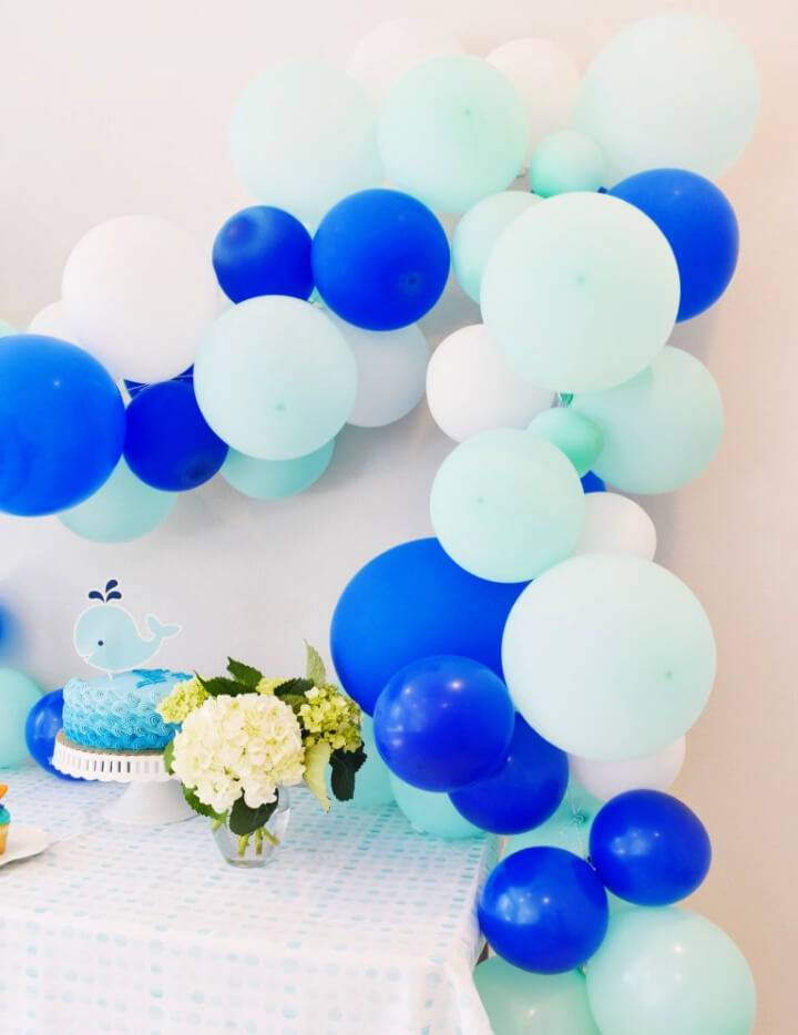 DIY Balloon Garland for Birthday Party