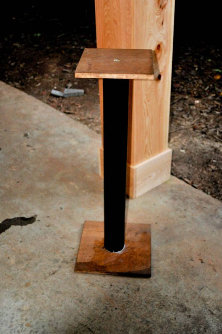 Make a Pvc and Plywood Speaker Stand