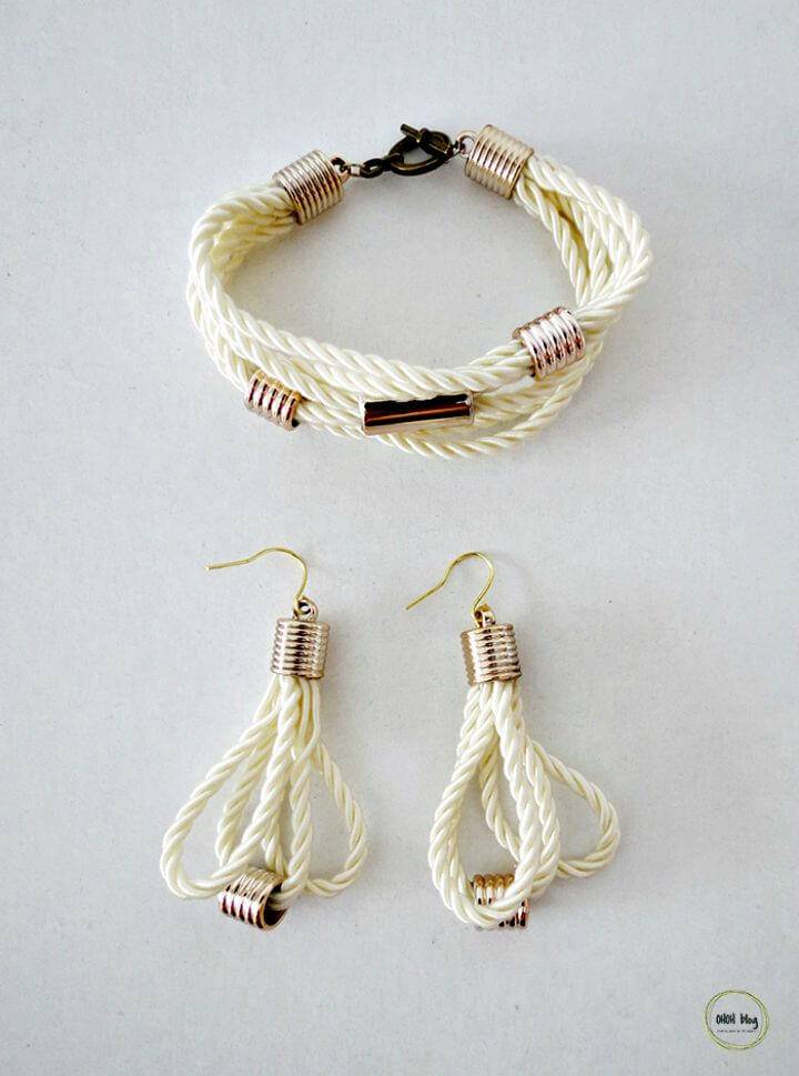 Make a Stylish Rope Jewelry Bracelet