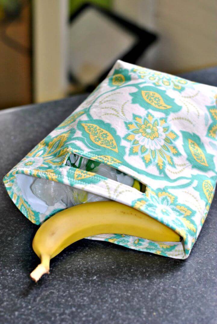 DIY Reusable Lunch Bag at Home