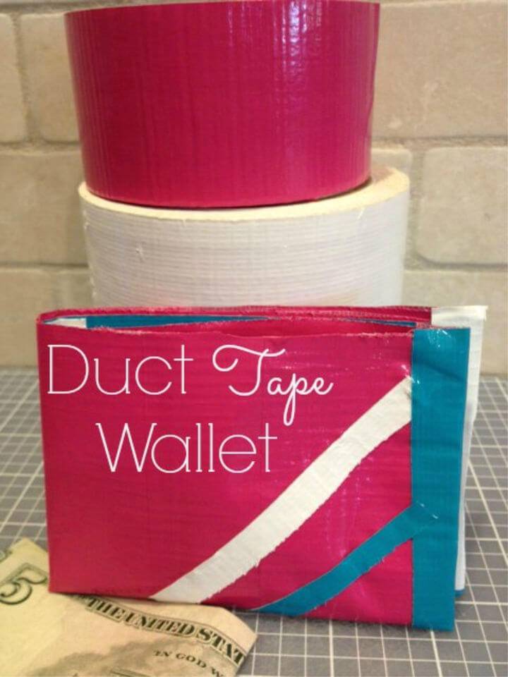 DIY Duct Tape Wallet at Home