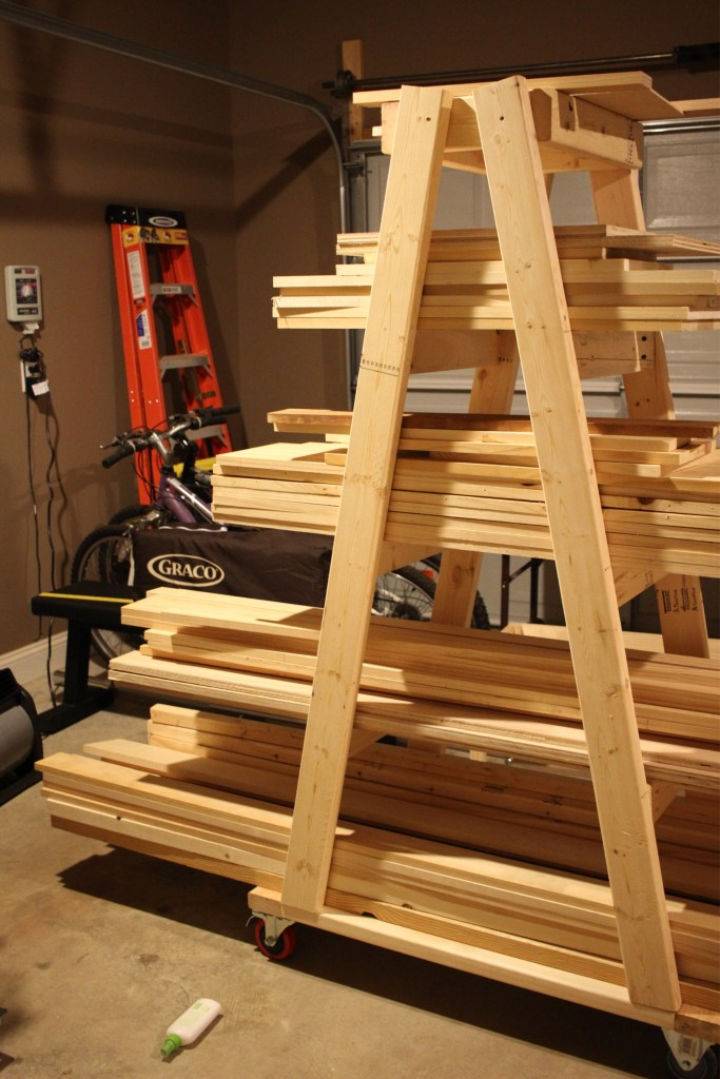 Build Your Own Mobile Lumber Rack