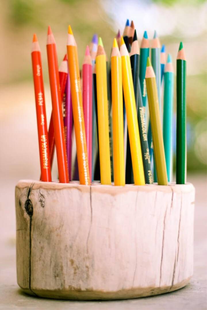 Make Your Own Wooden Pencil Holder