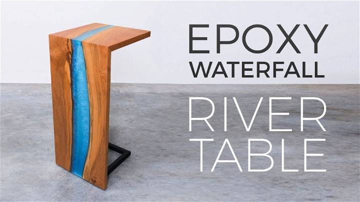 Making Your Own Floating Epoxy Waterfall River Table