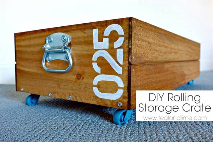 Make Your Own Toy Storage Rolling Crate 