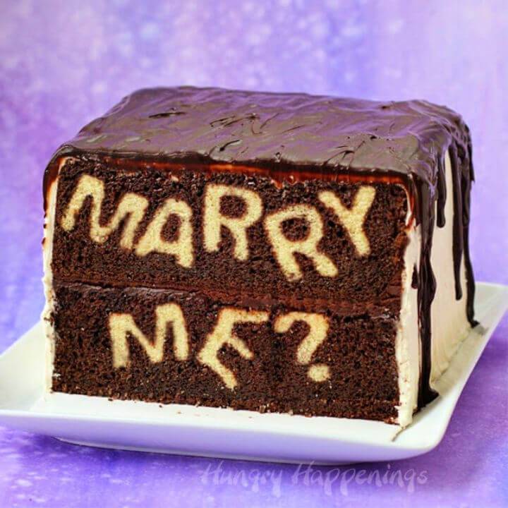 Marry Me Reveal Cake Recipe