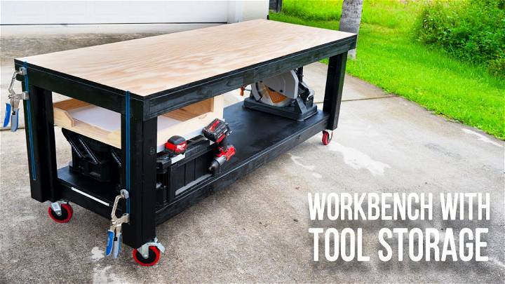 Multipurpose Workbench With Tool Storage