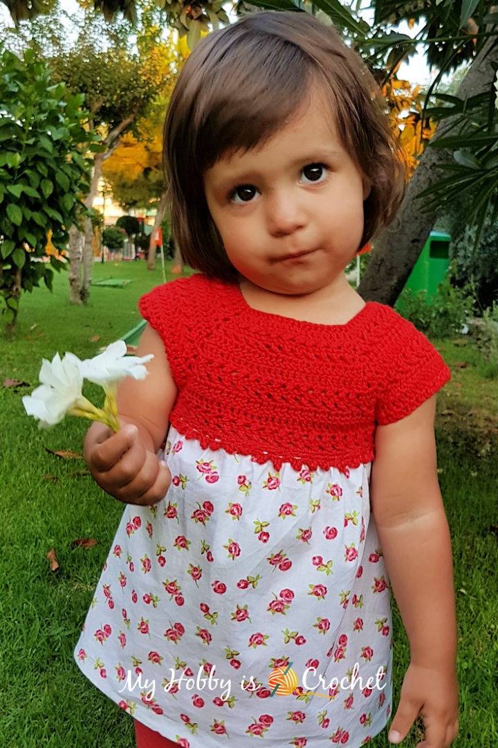 New Crochet Toddler Elisa Dress Pattern