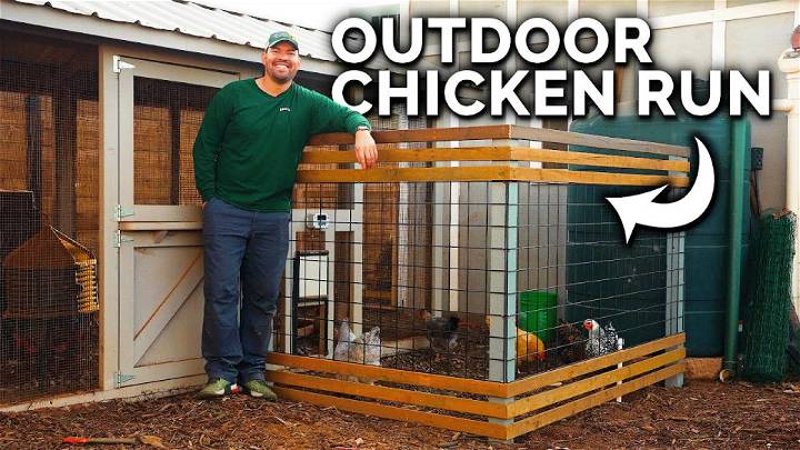 DIY Outdoor Chicken Run