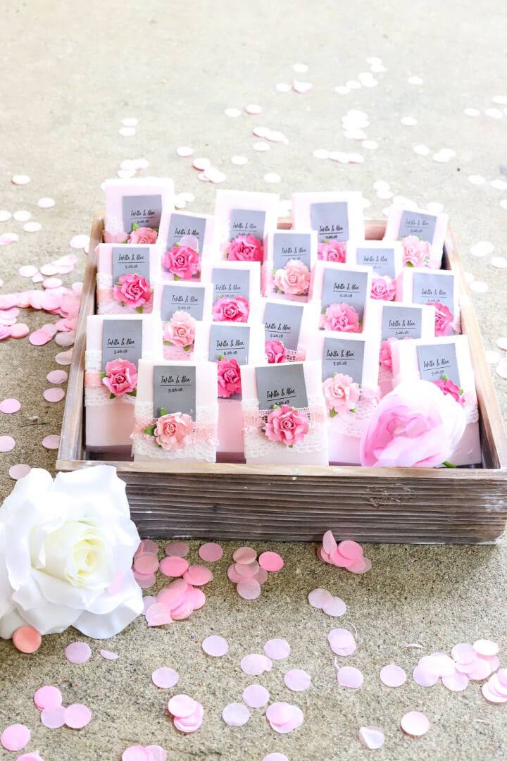 Make a Personalized Soap Wedding Favor