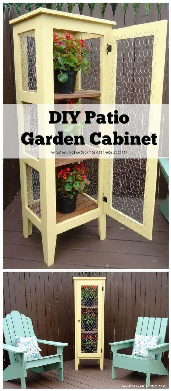 Porch Garden Cabinet
