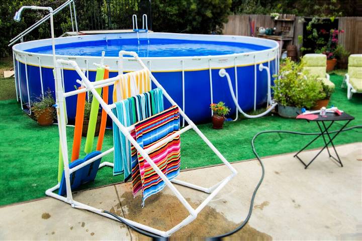 Make Your Own PVC Pipe Pool Caddy