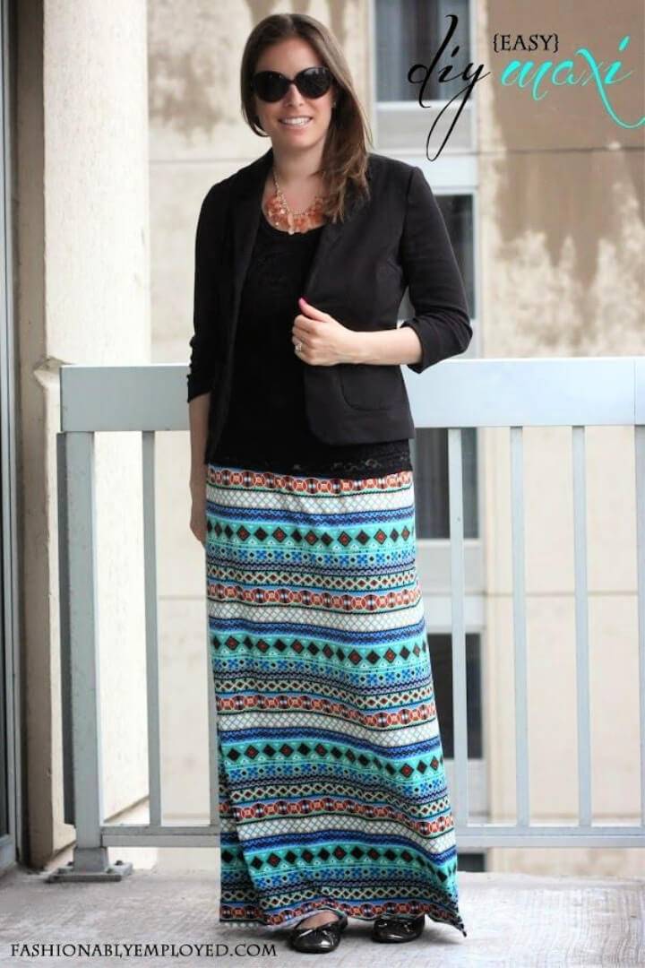 Quick and Easy Maxi Skirt Pattern