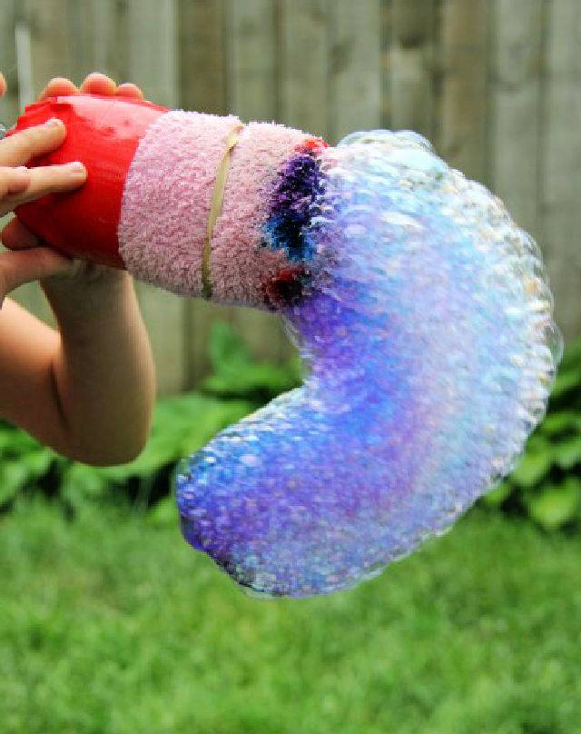 Make a Rainbow Bubble Snake Game