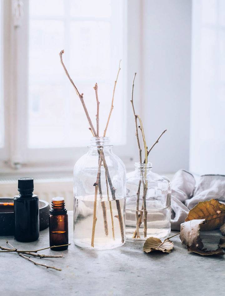 Homemade Reed Diffuser With Essential Oils