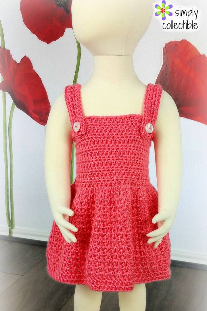 Reversible Crochet Baby Dress Pattern