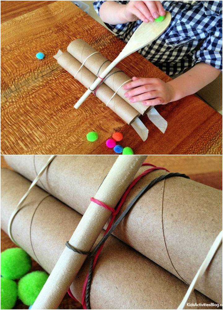 DIY Rubber Band Catapult for Kids