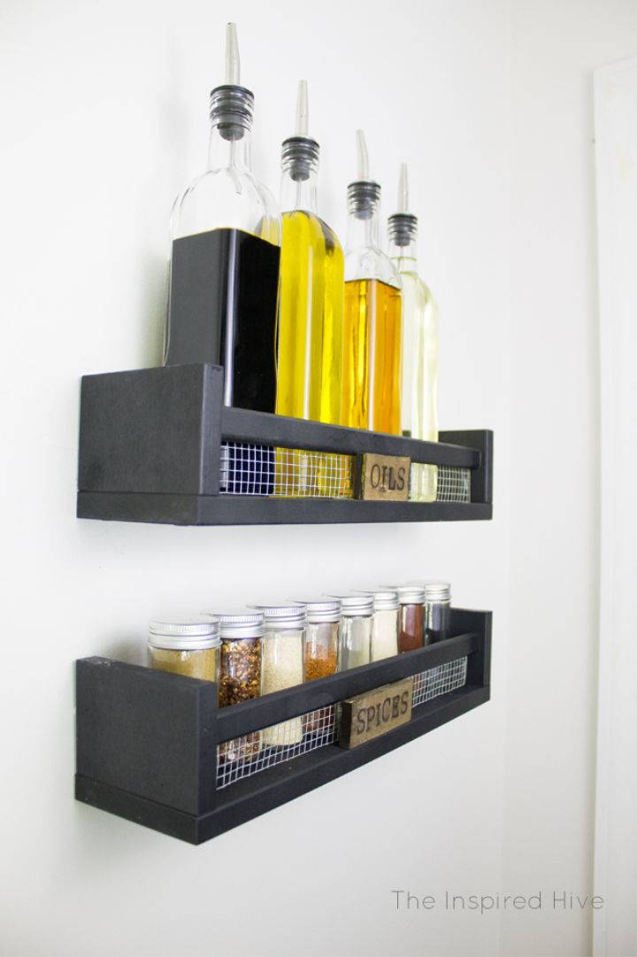 How to Make a Rustic Spice Rack