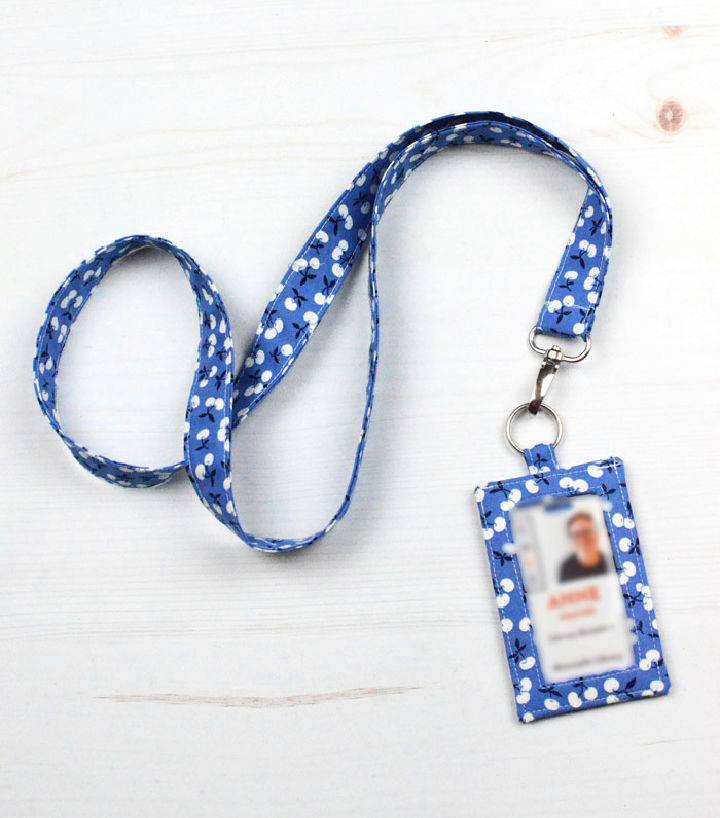 Sew a Fabric Lanyard and Badge Holder