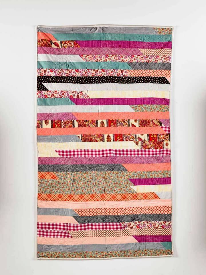 Sewing a Jelly Roll Race Quilt - Free Pattern