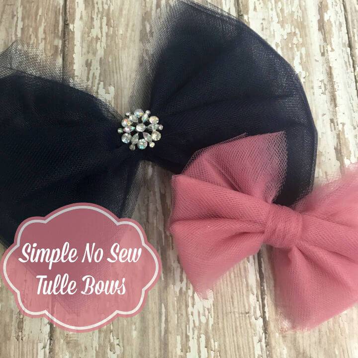 Make Your Own Tulle Hair Bow
