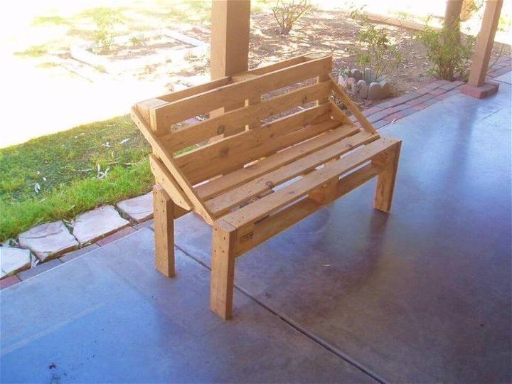 Making an Outdoor Bench Out of Pallets